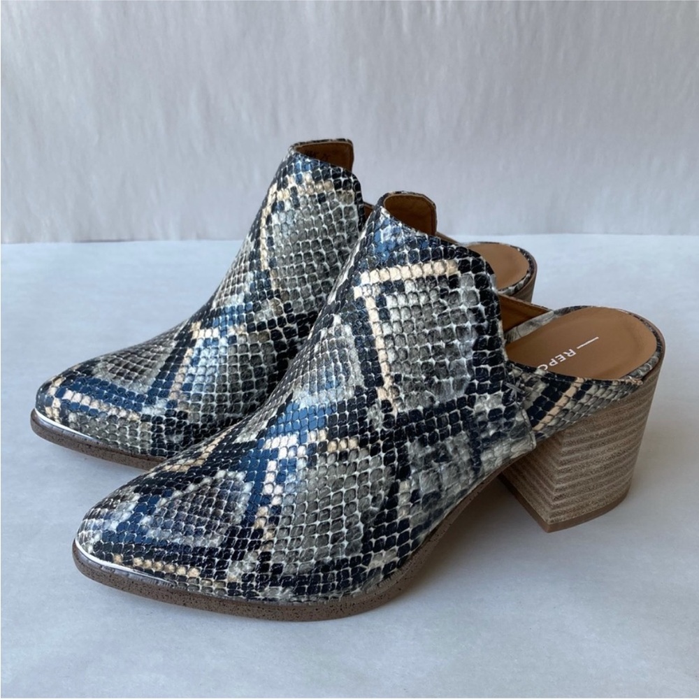 Snakeskin Booties